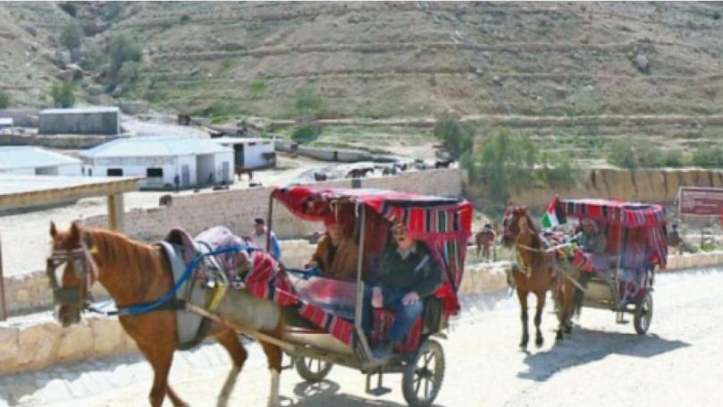 السيارات الكهربائية تحل محل الخيول في البترا