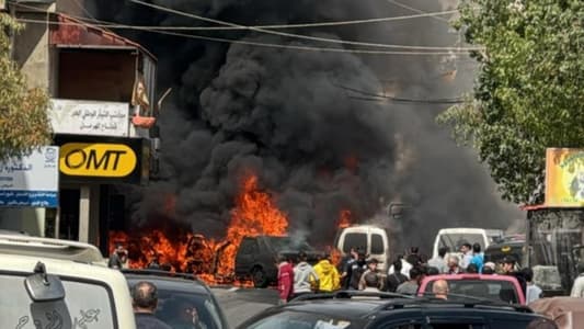 بالفيديو: حريقٌ هائل في محطّة محروقات