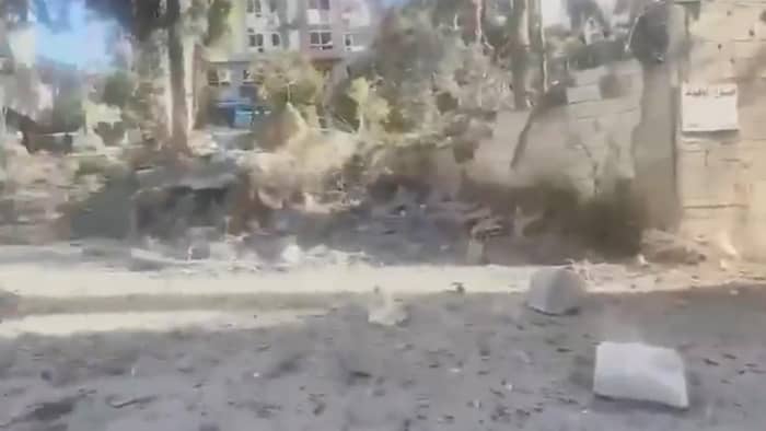 بالفيديو: أضرار في مبنى وزارة الماليّة... بسبب الغارات!