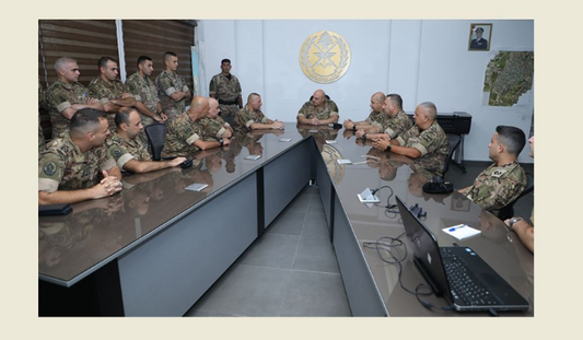 Army chief inspects 1st Infantry Brigade deployed in Saida and Ain El-Hilweh vicinity