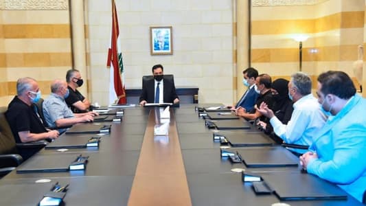 Diab welcomes delegation from families of port's martyrs