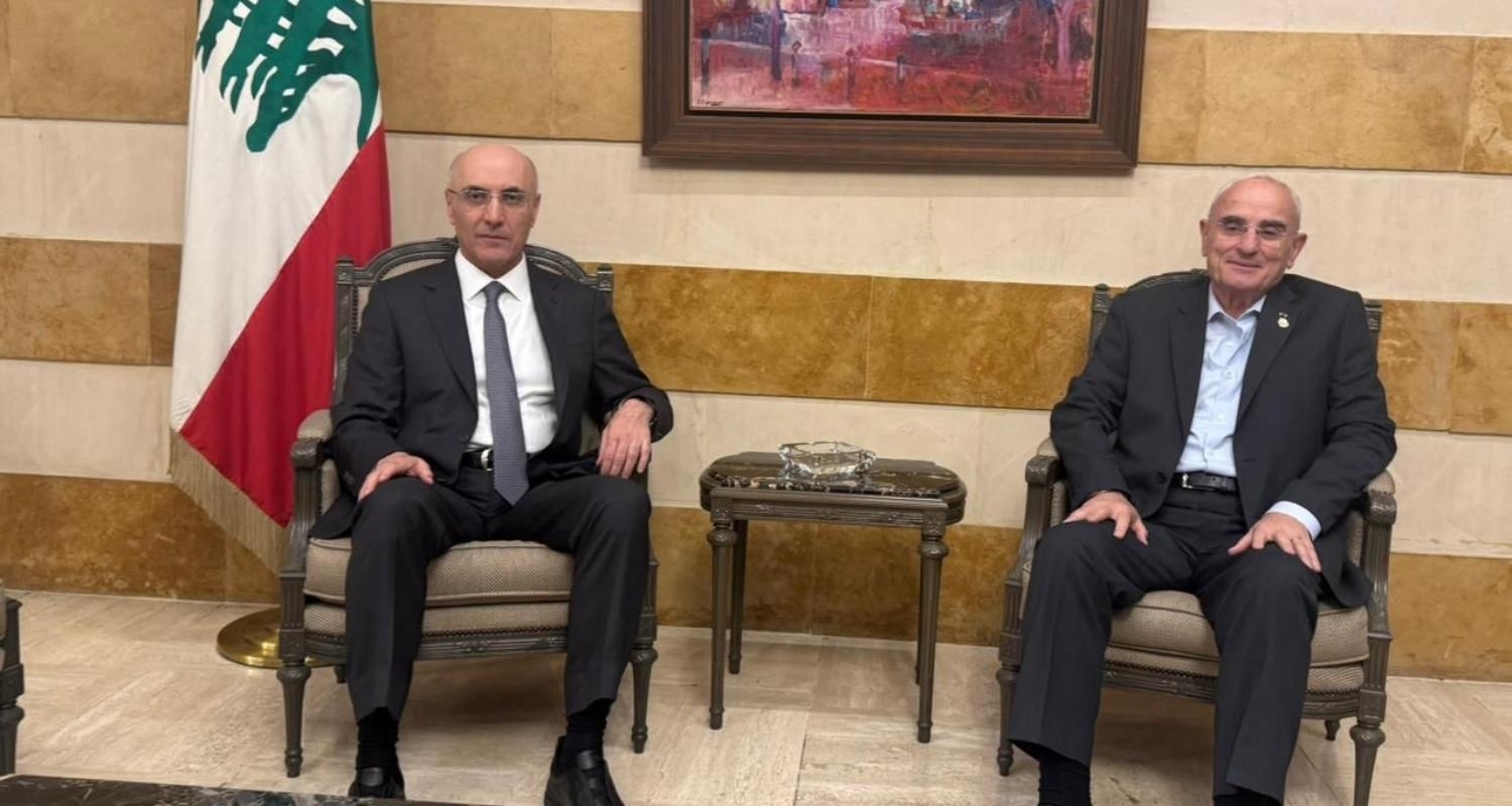 Defense Minister Michel Menassa has arrived at the Ministry of Interior and Municipalities and is set to inspect the elections operations room with Minister Ahmad Hajjar