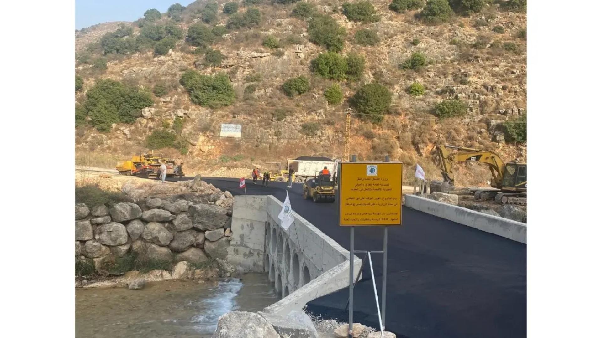 MoPWT completes asphalting of temporary crossings in South Lebanon