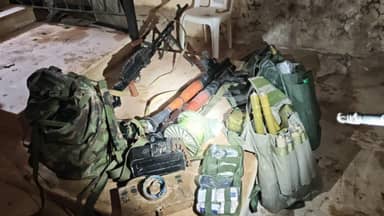 الجيش الإسرائيلي بالفيديو: هذا ما عثرنا عليه في مجمّع إقامة تحت الأرض بجنوب لبنان