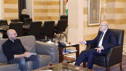 Mikati follows up on recent fires with Minister Yassin, meets MP Abdallah, ambassadors, EBRD official