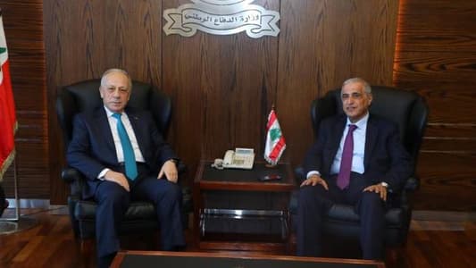 Defense Minister broaches situation with MP Kassem Hashem