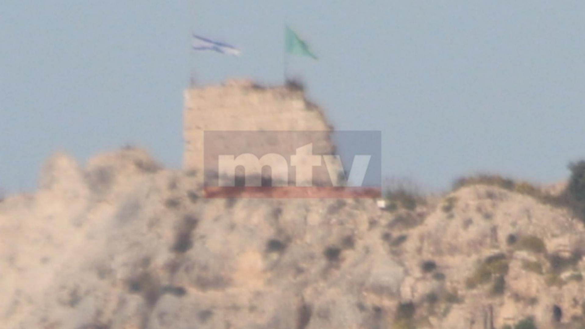 Photos: The Israeli Flag Raised Over Beaufort Castle
