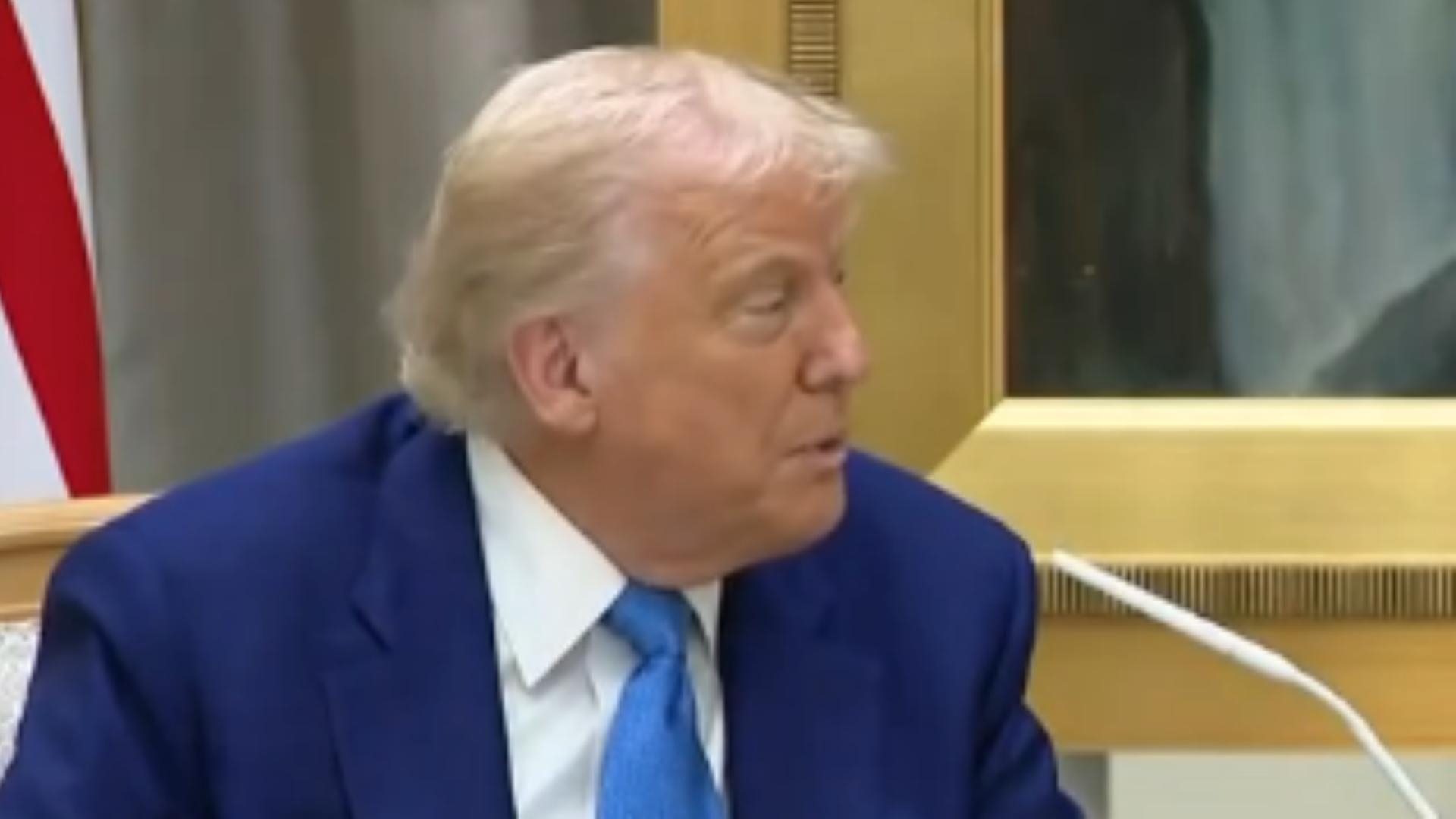 Trump to the President of the United Arab Emirates: You are a great man, and we will deal with you accordingly; our relationship with the UAE is special