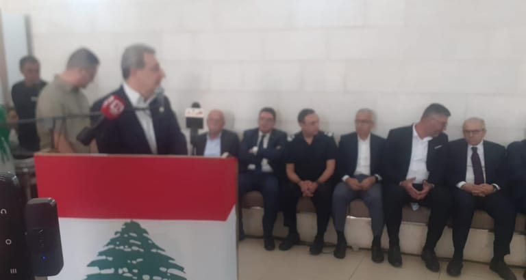 أبو فاعور مستقبلاً سلام في راشيا: مسيرتكم خضراء في راشيا الوحدة الوطنية والعيش الواحد وراشيا المصالحة والتجلي والاستقلال وراشيا العربية