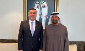 Emirates CEO discusses with MEA's Al Hout ways to enhance joint cooperation