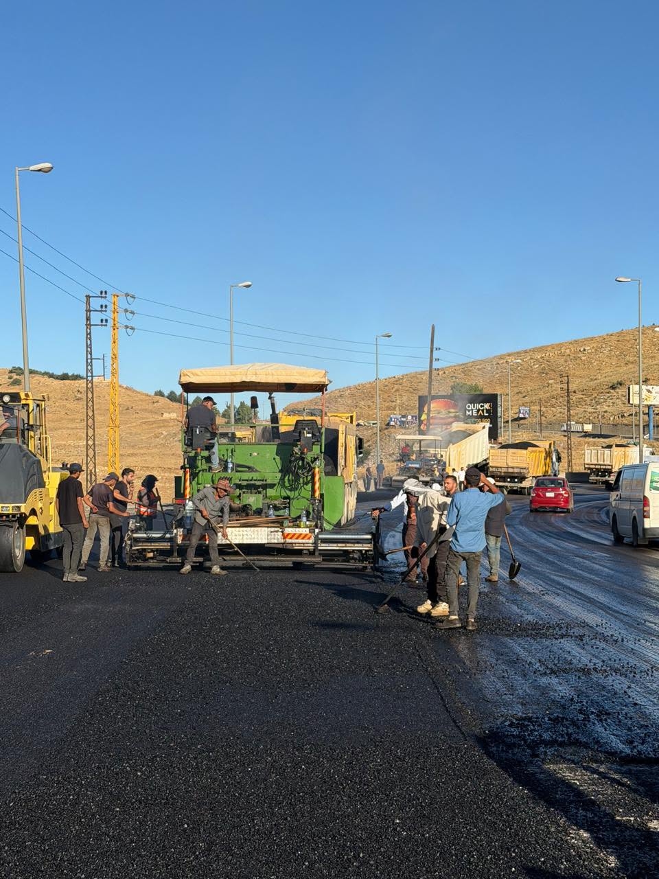 انطلاق أعمال التأهيل على طريق ضهر البيدر... وتذكير بإجراءات السير