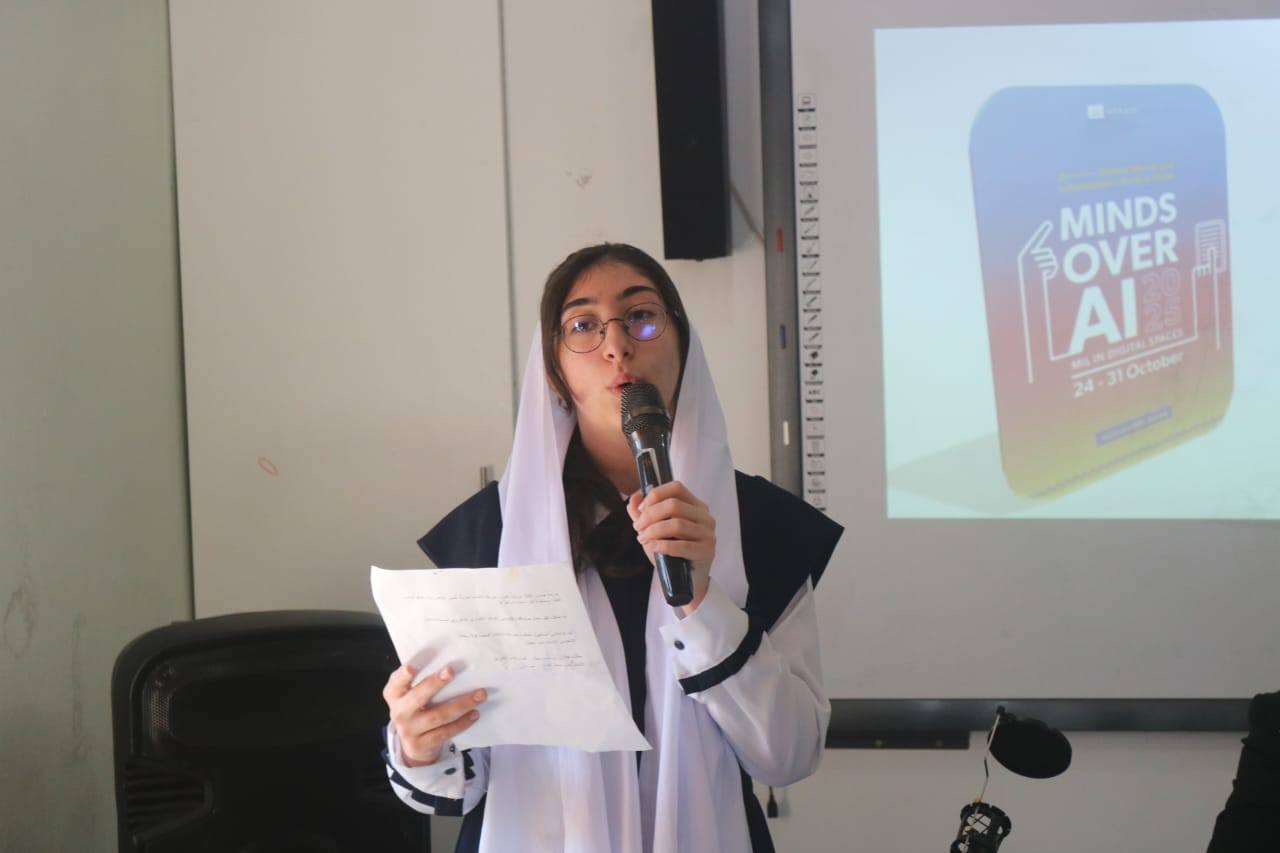 ثانوية الإشراق أحيت الأسبوع العالمي للدراية الإعلامية والمعلوماتية... "مش كل خبر لازم نصدقو"