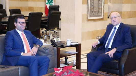 Mikati meets Minister of Agriculture, World Bank, IMF officials