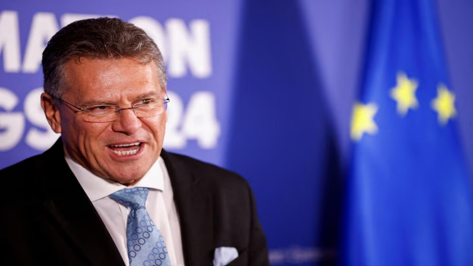 EU trade chief Sefcovic to go to Washington for talks on Monday