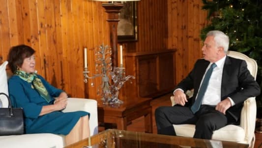 Frangieh broaches situation in Lebanon, region with UN’s Wronecka