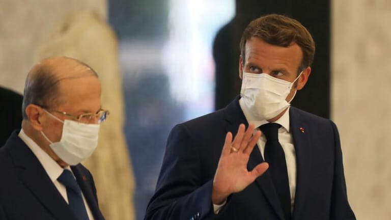 ماكرون لعون: حريص على تعزيز وتطوير العلاقات اللبنانية - الفرنسية