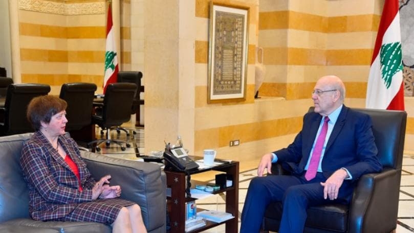 Mikati tackles developments, Arab Summit outcome with UN’s Wronecka