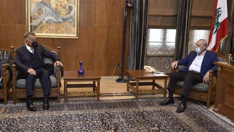 Berri tackles latest developments with Akar, Major General Ibrahim