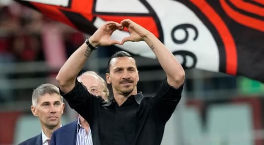 Milan's Ibrahimovic Says Goodbye to Football at 41
