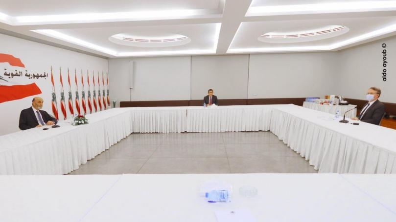 دوريل وضع جعجع في أجواء مؤتمر الدعم الثالث لأصدقاء لبنان