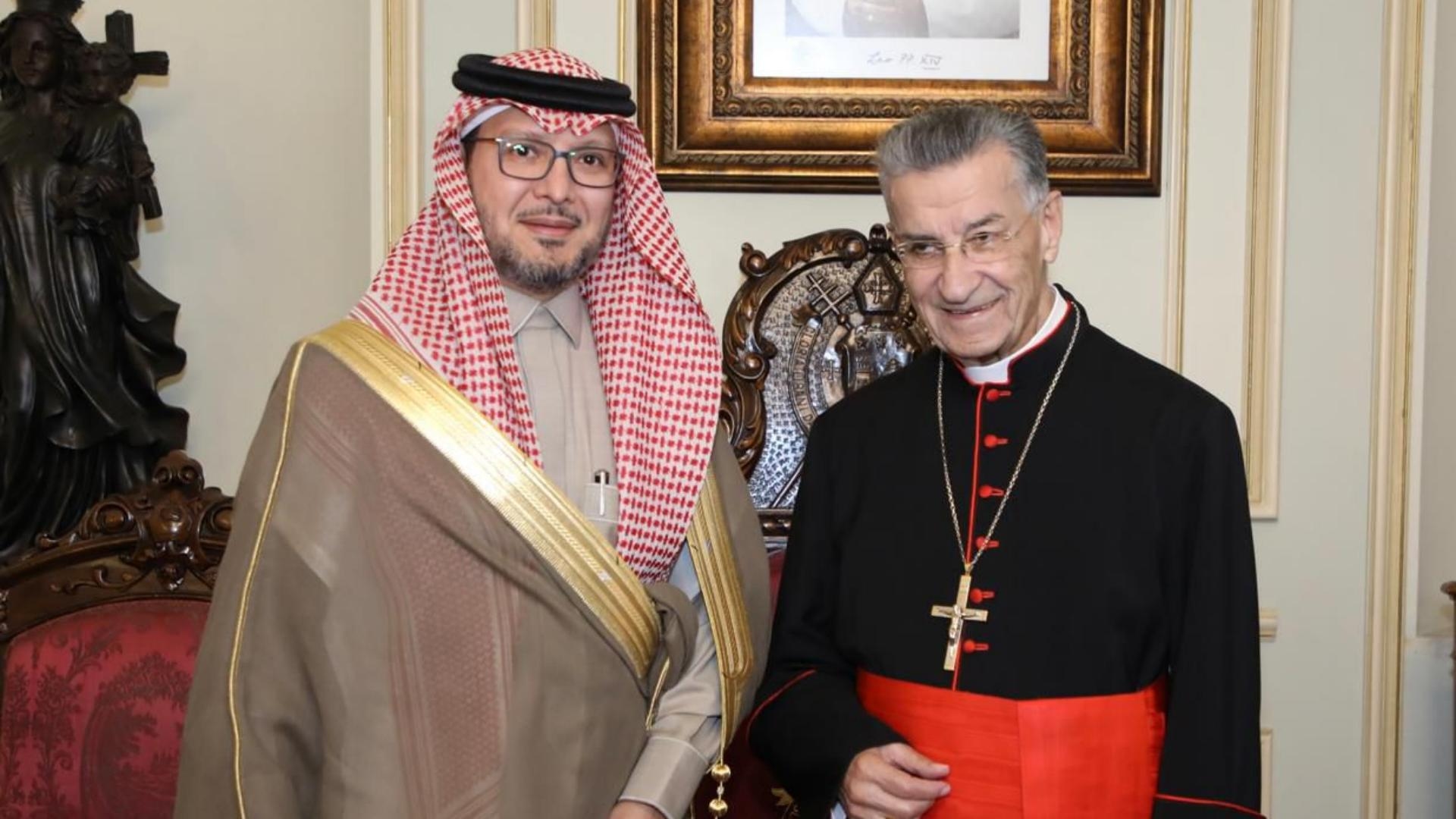 سفير المملكة يزور البطريرك الراعي في بكركي