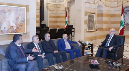 GLC Head meets Mikati, demands swift increase in public sector wages