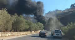 Watch: Israeli Airstrike Targets Vehicle