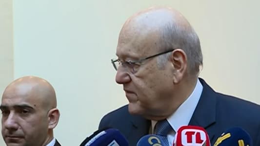 Mikati: Macron was understanding of the situation and expressed his willingness to support the Lebanese government