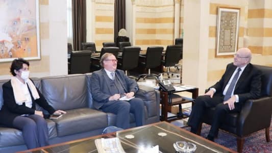 Mikati meets UN special envoy for Syria, France's Duquesne, Bar Association delegation