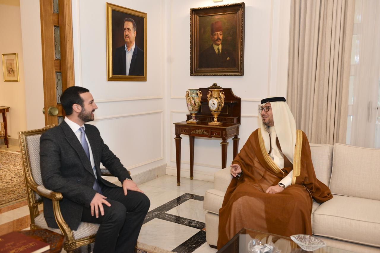 سفير المملكة لدى لبنان يزور إرسلان