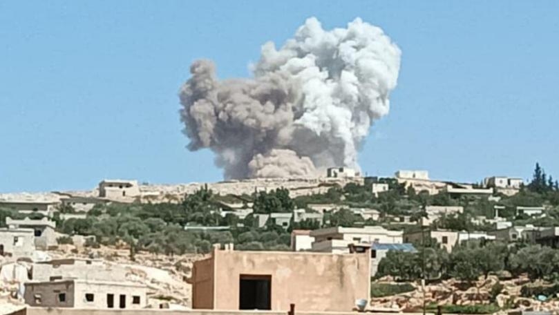 مقتل 3 مدنيين في غارة روسية على غربي إدلب