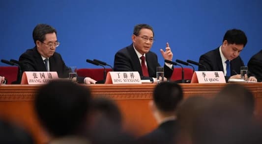 China's new premier says 'no easy task' to hit annual growth target