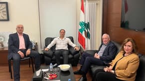 Gemayel receives former MP and Minister Ahmad Fatfat