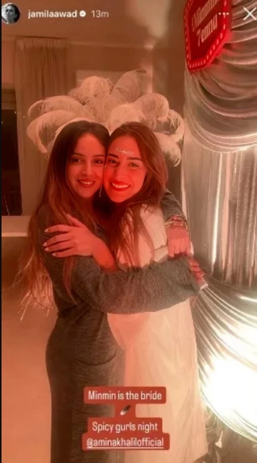 أول صورة من حفل حناء أمينة خليل تتصدر مواقع التواصل