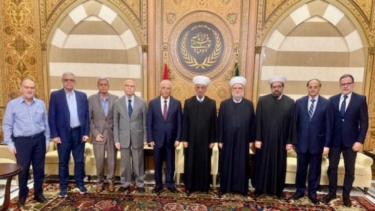 سلسلة استقبالات للمفتي دريان