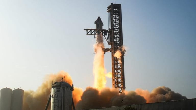 SpaceX launches its massive Starship rocket in key third test flight
