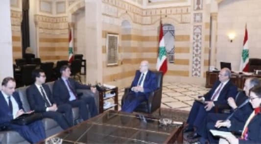 Mikati meets IMF delegation, discusses current conditions with GLC delegation