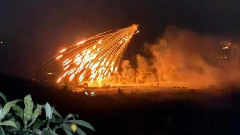 NNA: The Israeli army dropped flares over the skies of the town of Chebaa near the radar site