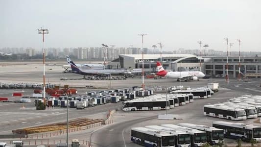 Israeli Broadcasting Authority: The main terminal at Ben Gurion Airport will be closed to international flights from November until the end of March