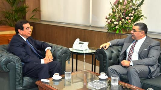 Kordahi meets Egyptian ambassador over bilateral relations