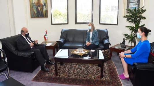Wehbe, Canadian ambassador tackle bilateral relations