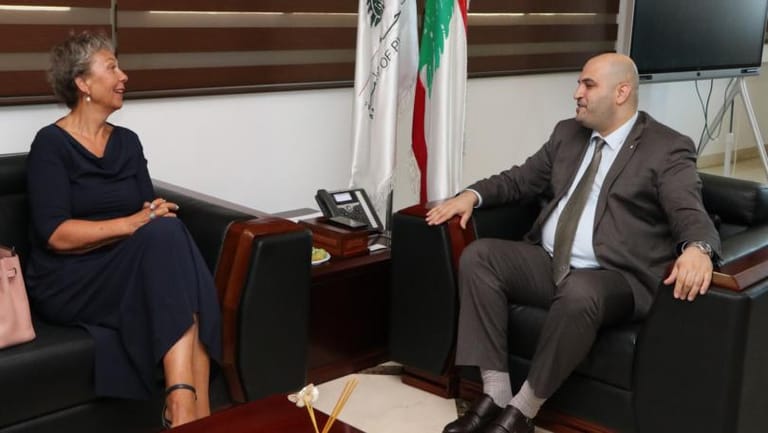 ناصر الدين عرض وسفيرة سويسرا لتفعيل التعاون في المشاريع الصحية