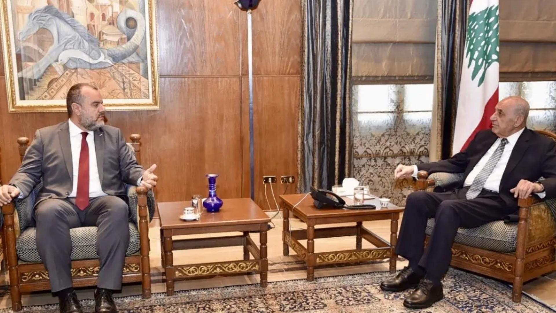 برّي عرض وزواره للأوضاع في لبنان والمنطقة