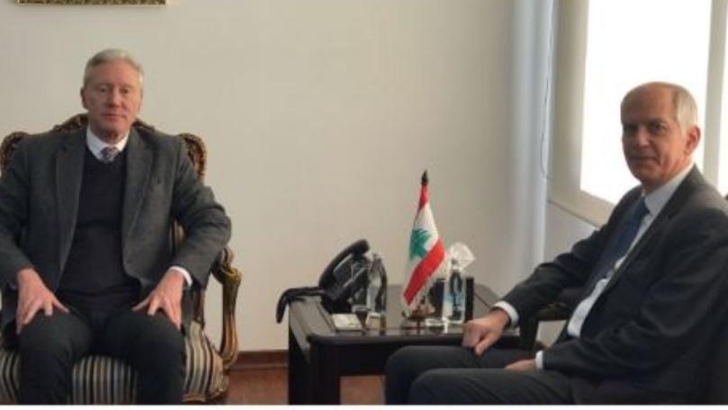 رجّي عرض للمستجدات مع السفير الفرنسي واستقبل السفير البابوي