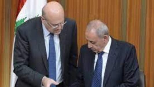 Berri, Mikati ink amendment law of legislative electoral law