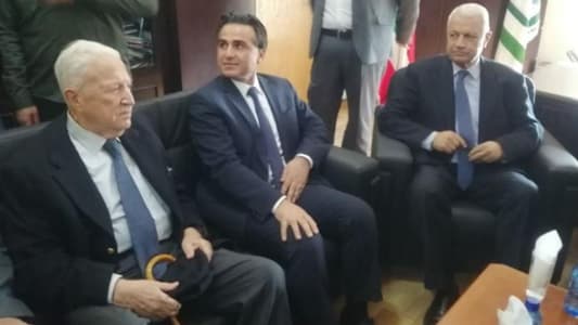 Hamieh in Tripoli to discuss restoration of municipal palace