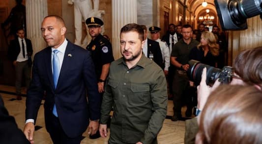 Ukraine's Zelenskiy meets US lawmakers at Capitol to address skeptical Republicans