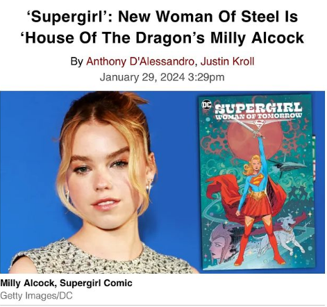 جيمس غان يعثر على بطلة فيلمه الجديد "سوبر غيرل"