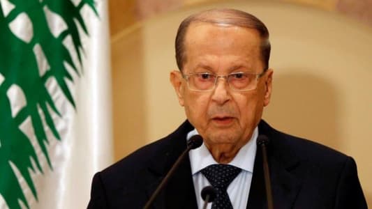 President Aoun meets with Lebanese delegation negotiating maritime borders demarcation