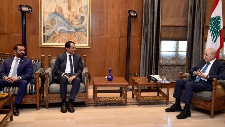 Berri leads a series of meetings in Ain El-Tineh